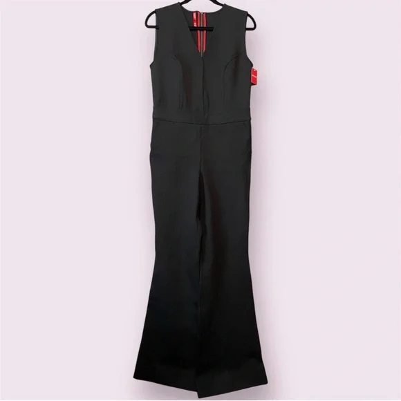 NWT SPANX The Perfect Jumpsuit, Size Medium, Classis Black Color - Picture 2 of 8